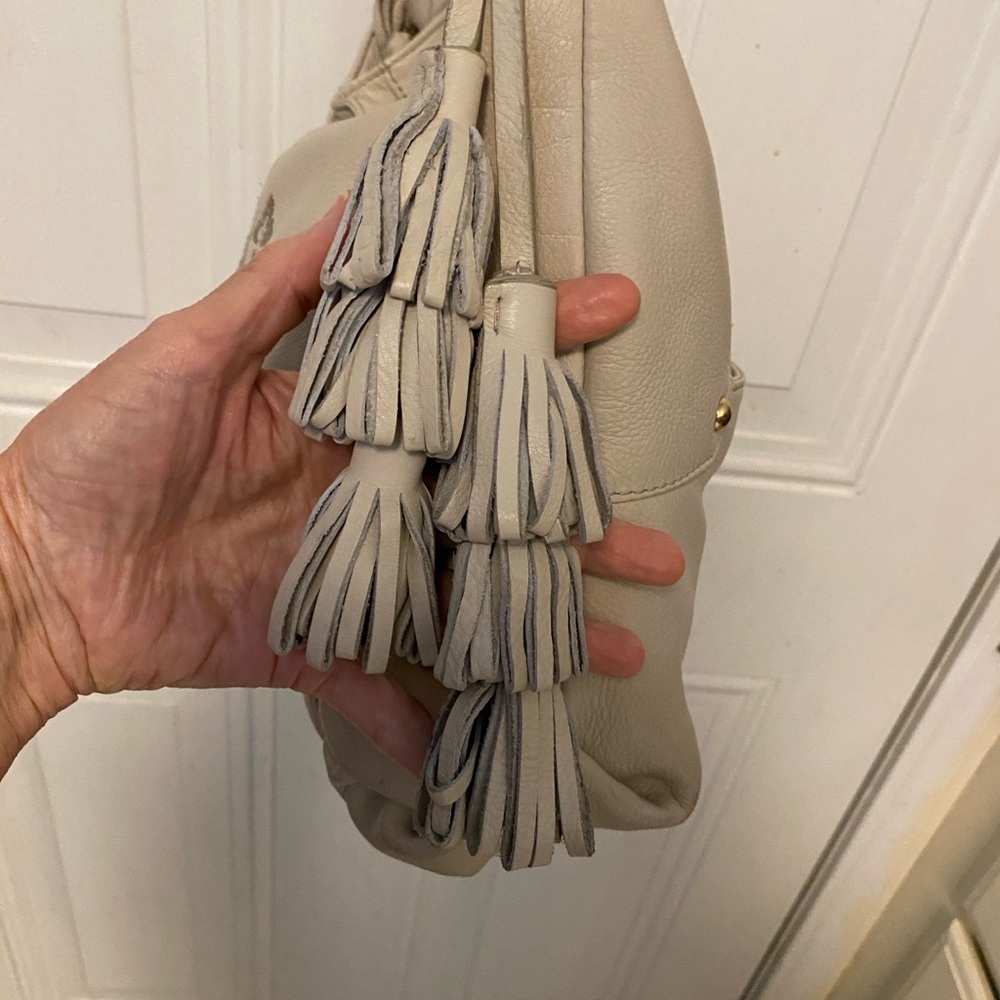 Isabella Fiore Cream and taupe 3 way bag.